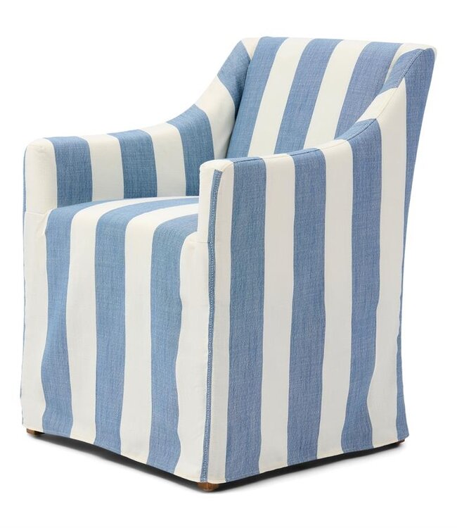 Rivièra Maison Firenze Eetkamerstoel | Gestreept | 85.5x61x56 cm