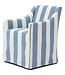 Rivièra Maison Firenze Eetkamerstoel | Gestreept | 85.5x61x56 cm