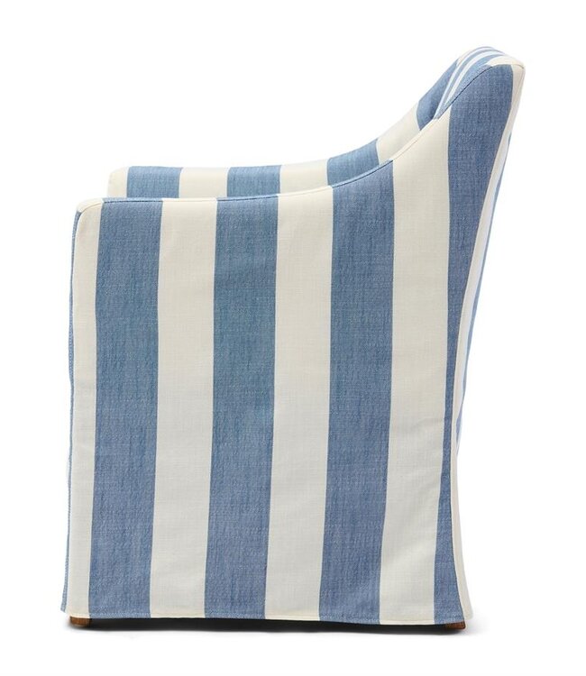 Rivièra Maison Firenze Eetkamerstoel | Gestreept | 85.5x61x56 cm