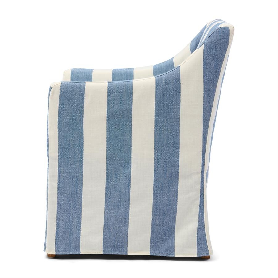 Rivièra Maison Firenze Eetkamerstoel | Gestreept | 85.5x61x56 cm