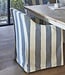 Rivièra Maison Firenze Eetkamerstoel | Gestreept | 85.5x61x56 cm