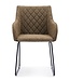 Rivièra Maison Frisco Drive Eetkamerstoel | Classic Brown | 84x56x59 cm