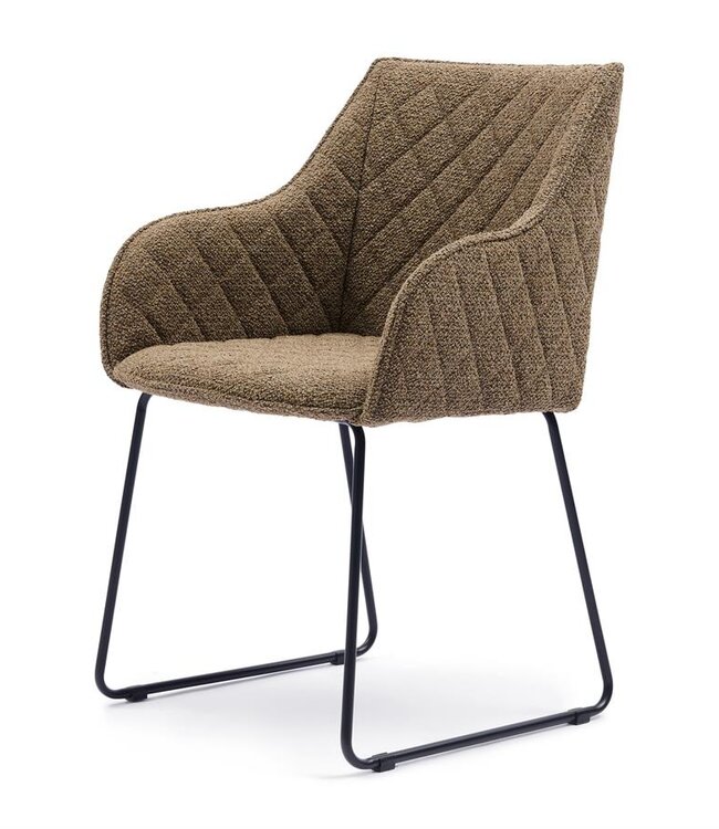 Rivièra Maison Frisco Drive Eetkamerstoel | Classic Brown | 84x56x59 cm