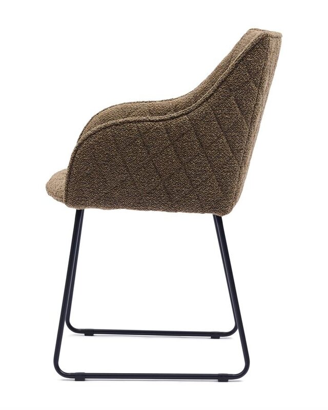 Rivièra Maison Frisco Drive Eetkamerstoel | Classic Brown | 84x56x59 cm