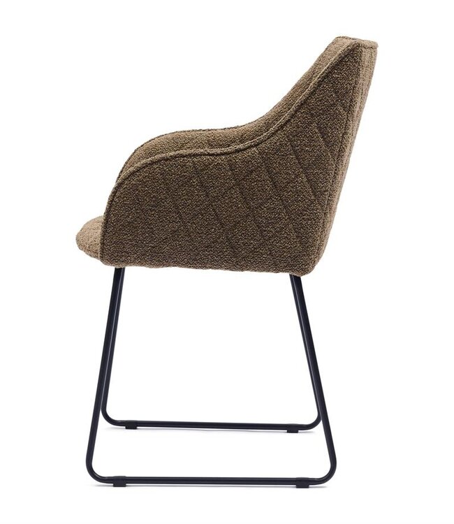 Rivièra Maison Frisco Drive Eetkamerstoel | Classic Brown | 84x56x59 cm