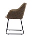 Rivièra Maison Frisco Drive Eetkamerstoel | Classic Brown | 84x56x59 cm