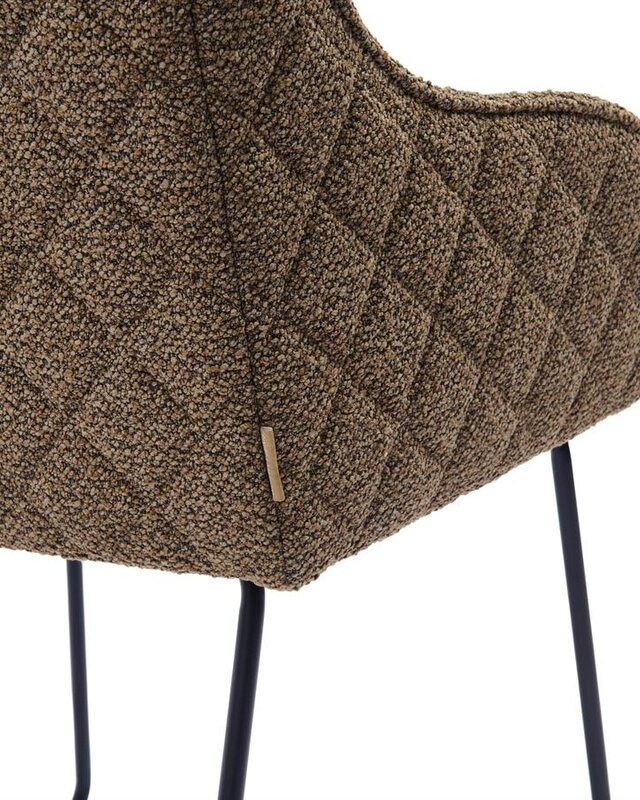 Rivièra Maison Frisco Drive Eetkamerstoel | Classic Brown | 84x56x59 cm