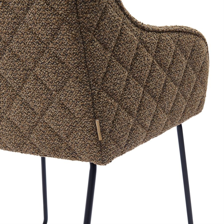 Rivièra Maison Frisco Drive Eetkamerstoel | Classic Brown | 84x56x59 cm