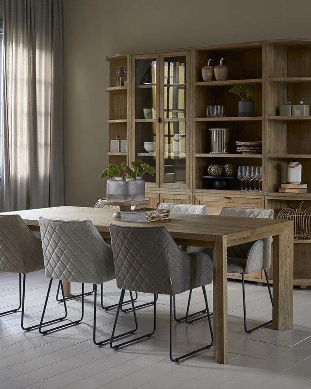Rivièra Maison Frisco Drive Eetkamerstoel | Fabulous Flax | 83x54x44 cm