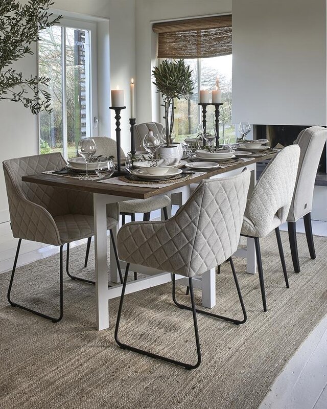 Rivièra Maison Frisco Drive Eetkamerstoel | Fabulous Flax | 83x54x44 cm