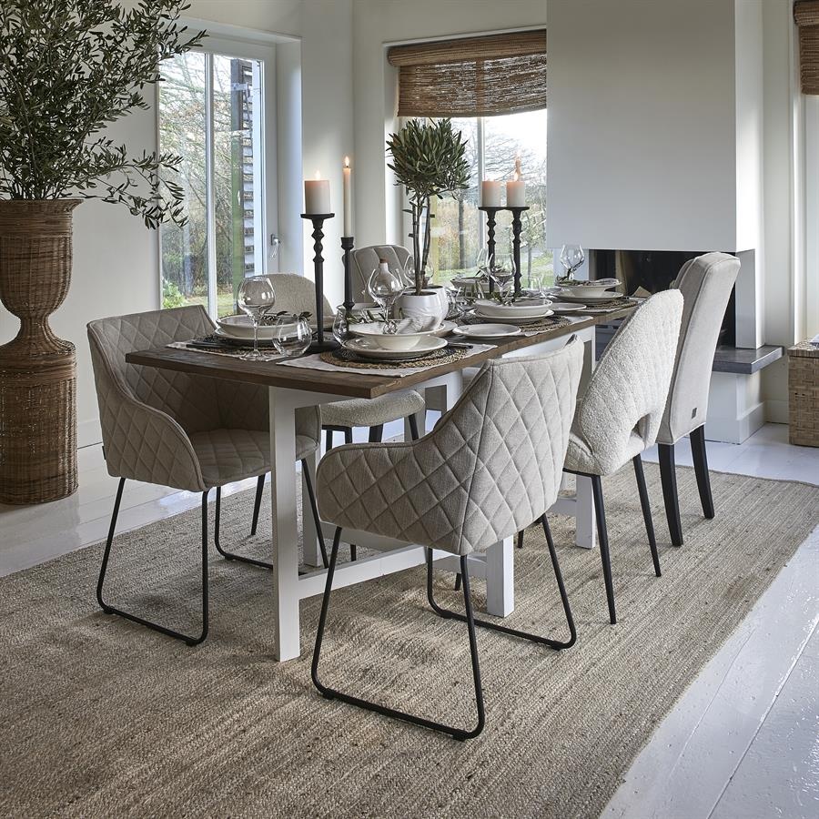 Rivièra Maison Frisco Drive Eetkamerstoel | Fabulous Flax | 83x54x44 cm