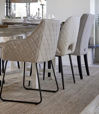 Rivièra Maison Frisco Drive Eetkamerstoel | Fabulous Flax | 83x54x44 cm