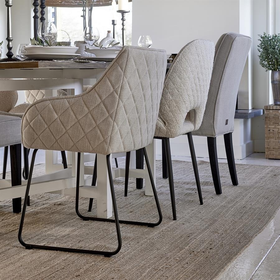Rivièra Maison Frisco Drive Eetkamerstoel | Fabulous Flax | 83x54x44 cm