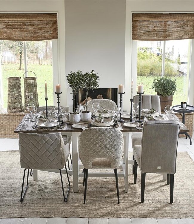 Rivièra Maison Frisco Drive Eetkamerstoel | Fabulous Flax | 83x54x44 cm