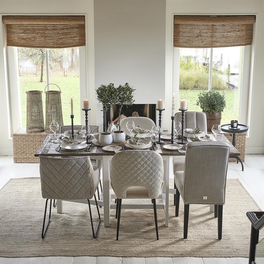 Rivièra Maison Frisco Drive Eetkamerstoel | Fabulous Flax | 83x54x44 cm