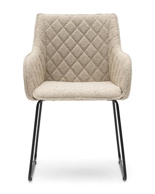 Rivièra Maison Frisco Drive Eetkamerstoel | Natural Grey | 84x56x59 cm