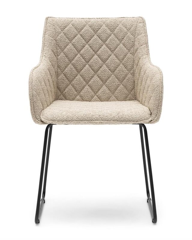 Rivièra Maison Frisco Drive Eetkamerstoel | Natural Grey | 84x56x59 cm