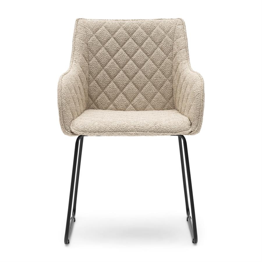 Rivièra Maison Frisco Drive Eetkamerstoel | Natural Grey | 84x56x59 cm