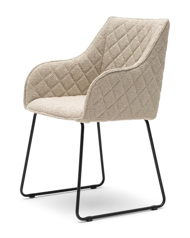 Rivièra Maison Frisco Drive Eetkamerstoel | Natural Grey | 84x56x59 cm