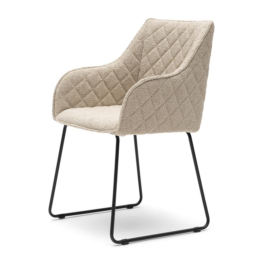 Rivièra Maison Frisco Drive Eetkamerstoel | Natural Grey | 84x56x59 cm