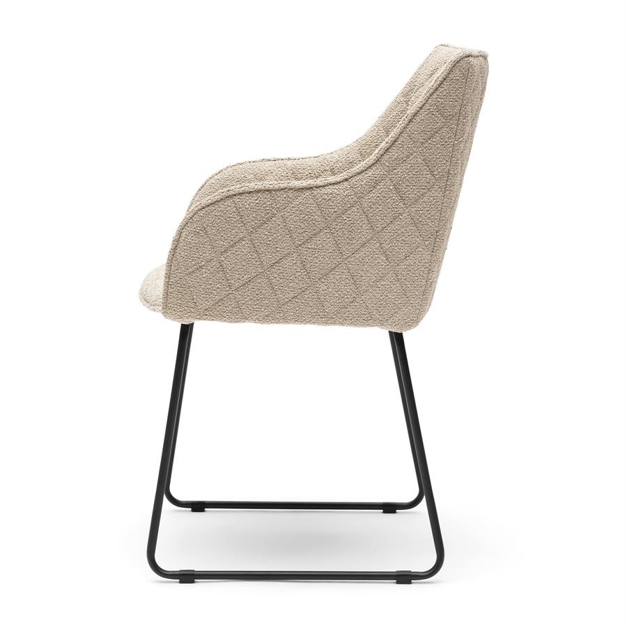 Rivièra Maison Frisco Drive Eetkamerstoel | Natural Grey | 84x56x59 cm