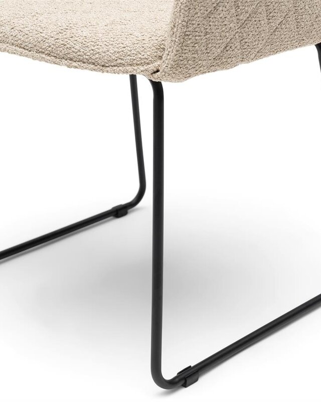 Rivièra Maison Frisco Drive Eetkamerstoel | Natural Grey | 84x56x59 cm
