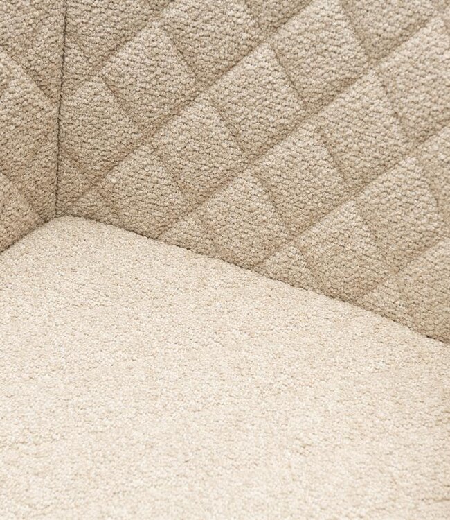 Rivièra Maison Frisco Drive Eetkamerstoel | Natural Grey | 84x56x59 cm