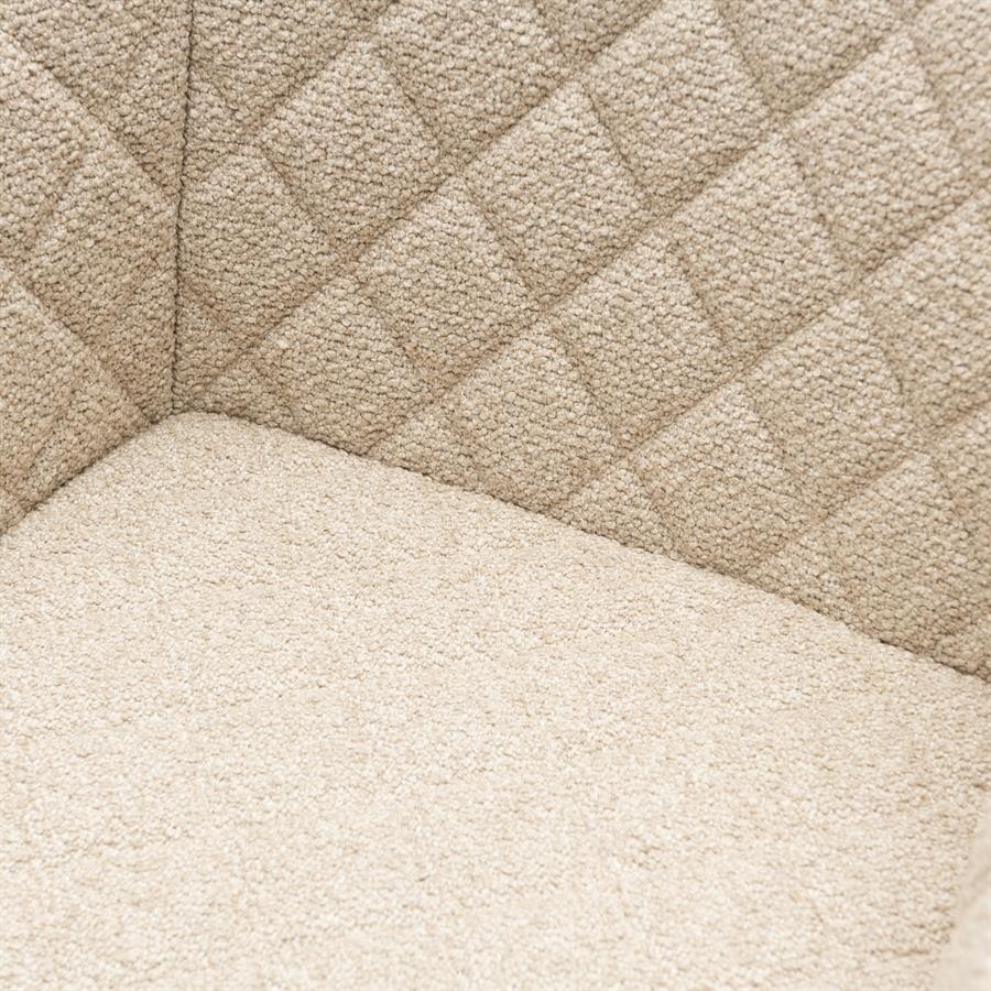Rivièra Maison Frisco Drive Eetkamerstoel | Natural Grey | 84x56x59 cm