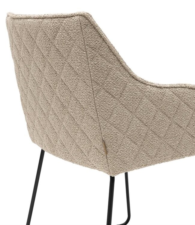 Rivièra Maison Frisco Drive Eetkamerstoel | Natural Grey | 84x56x59 cm