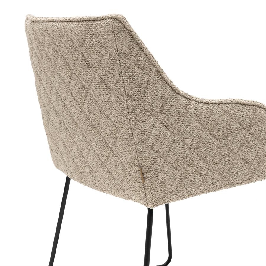 Rivièra Maison Frisco Drive Eetkamerstoel | Natural Grey | 84x56x59 cm