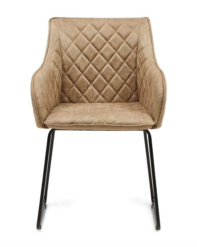 Rivièra Maison Frisco Drive Eetkamerstoel | Camel | 83x44x55 cm