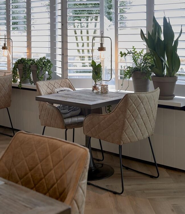Rivièra Maison Frisco Drive Eetkamerstoel | Camel | 83x44x55 cm