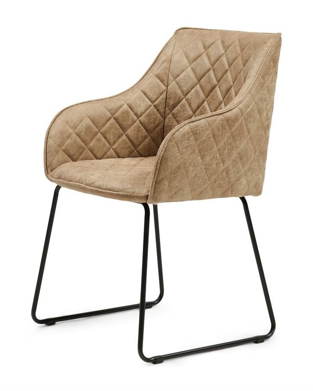 Rivièra Maison Frisco Drive Eetkamerstoel | Camel | 83x44x55 cm