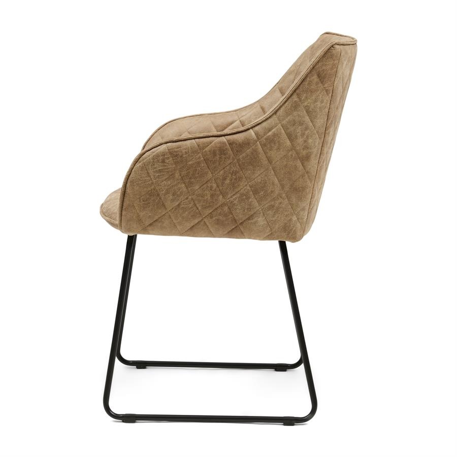 Rivièra Maison Frisco Drive Eetkamerstoel | Camel | 83x44x55 cm