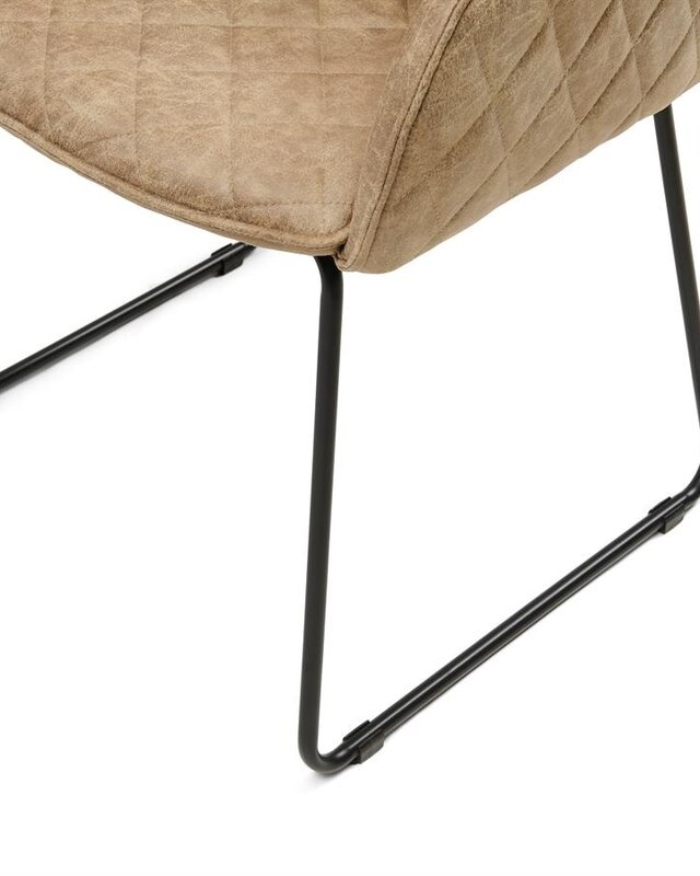 Rivièra Maison Frisco Drive Eetkamerstoel | Camel | 83x44x55 cm