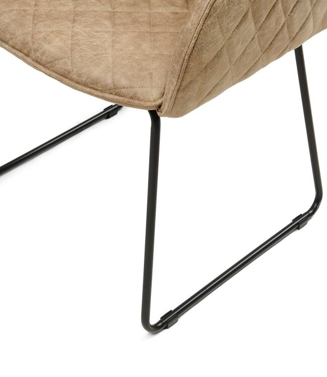 Rivièra Maison Frisco Drive Eetkamerstoel | Camel | 83x44x55 cm