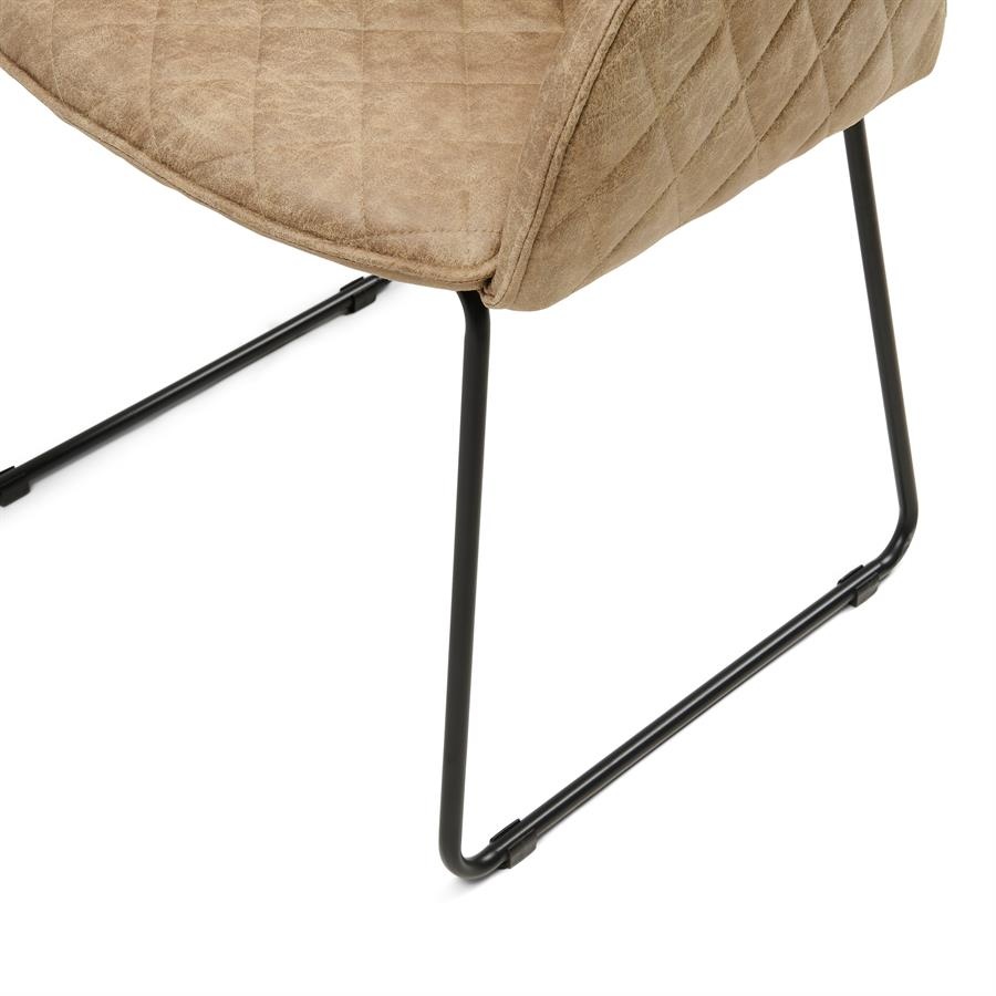 Rivièra Maison Frisco Drive Eetkamerstoel | Camel | 83x44x55 cm