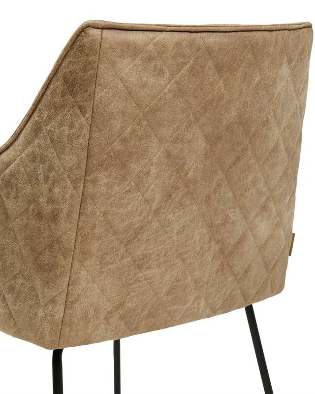 Rivièra Maison Frisco Drive Eetkamerstoel | Camel | 83x44x55 cm