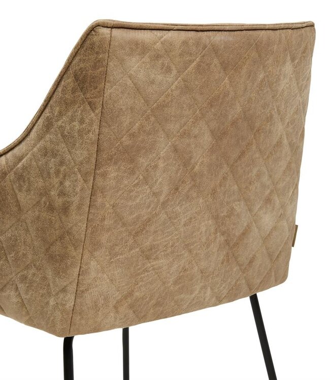 Rivièra Maison Frisco Drive Eetkamerstoel | Camel | 83x44x55 cm