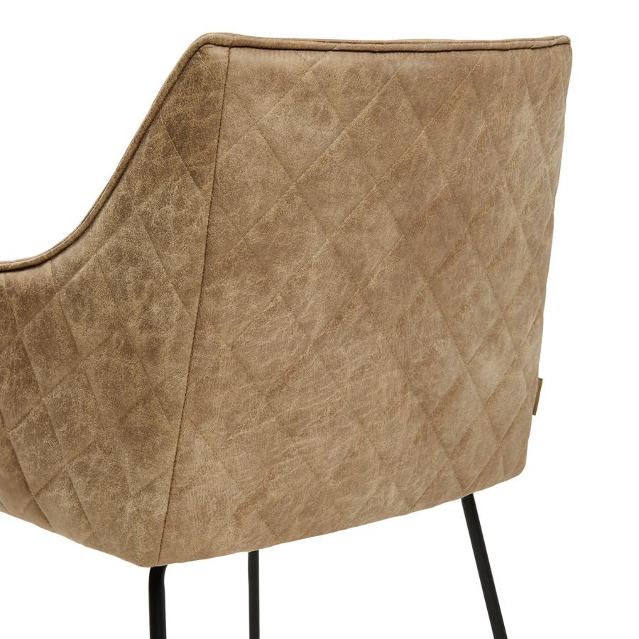 Rivièra Maison Frisco Drive Eetkamerstoel | Camel | 83x44x55 cm