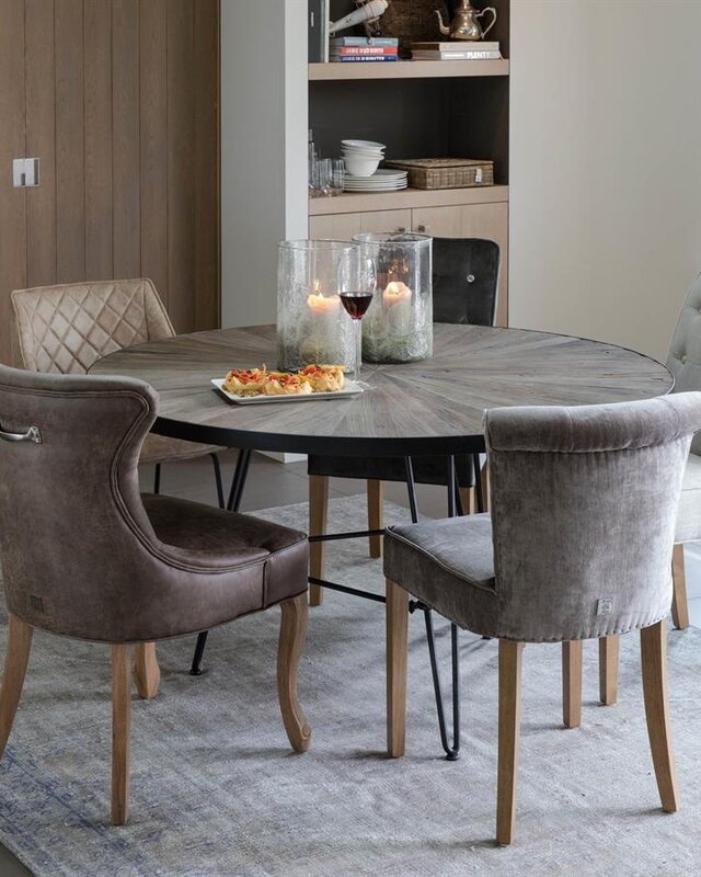 Rivièra Maison Frisco Drive Eetkamerstoel | Camel | 83x44x55 cm