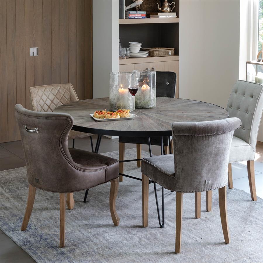 Rivièra Maison Frisco Drive Eetkamerstoel | Camel | 83x44x55 cm