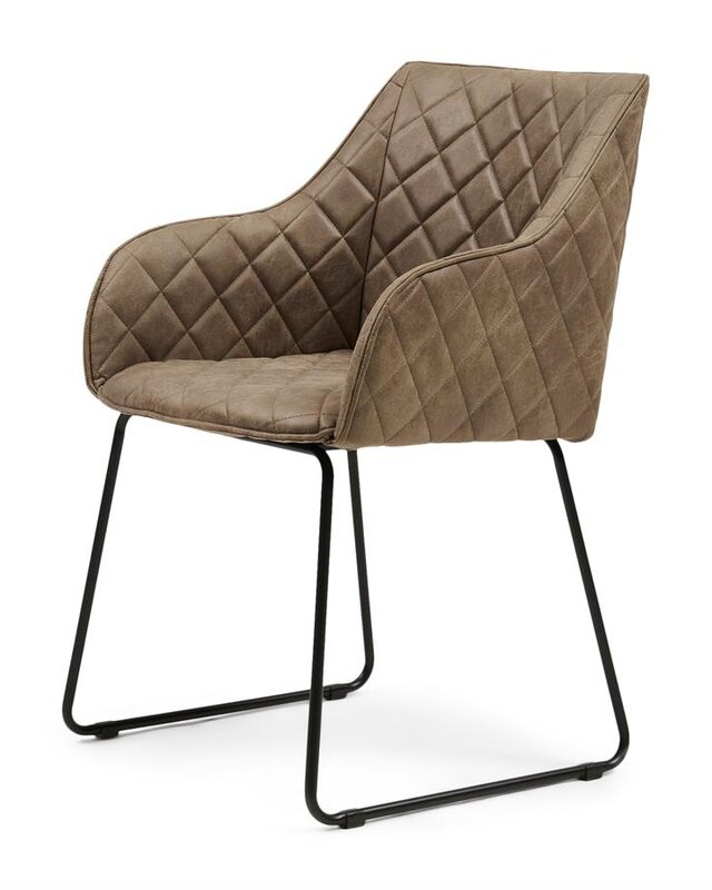 Rivièra Maison Frisco Drive Eetkamerstoel | Coffee | 83x54x44 cm