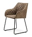 Rivièra Maison Frisco Drive Eetkamerstoel | Coffee | 83x54x44 cm