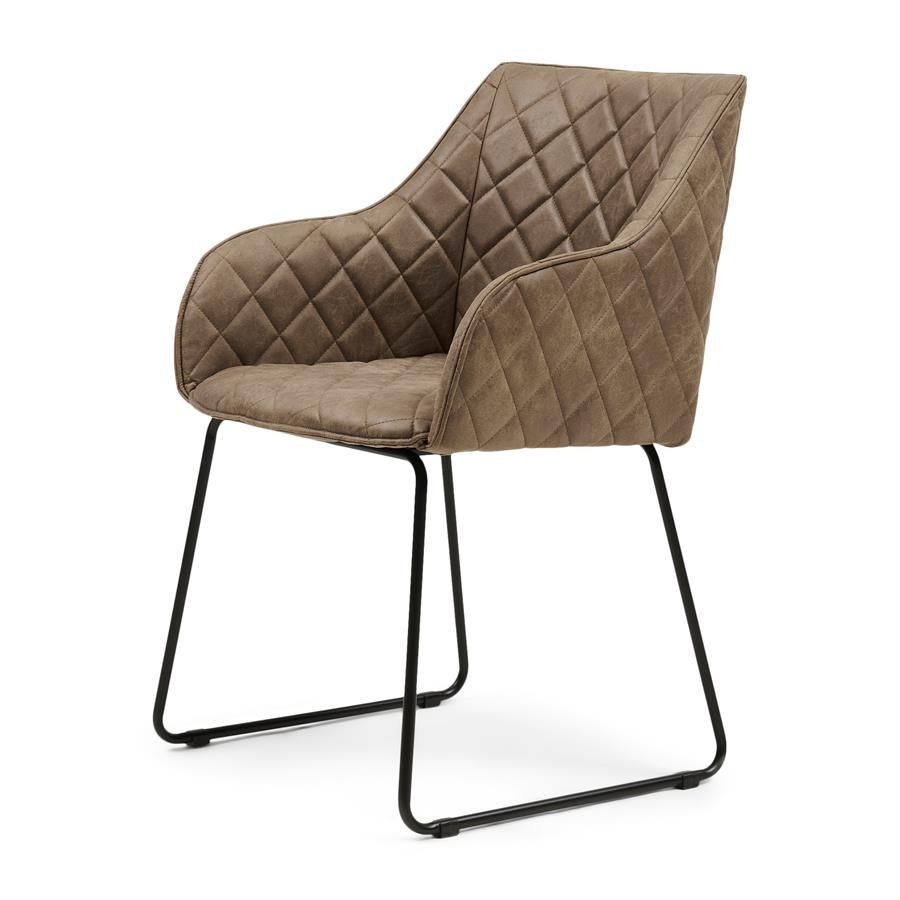 Rivièra Maison Frisco Drive Eetkamerstoel | Coffee | 83x54x44 cm