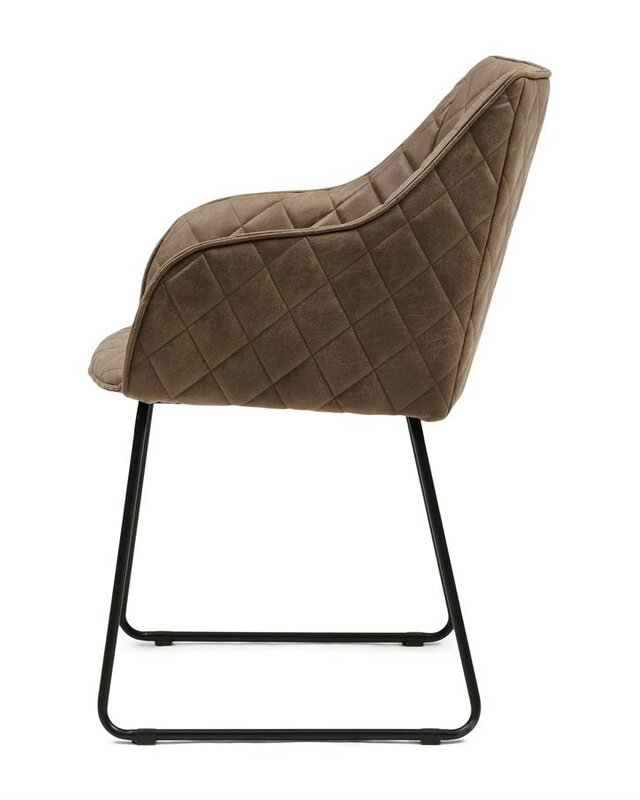 Rivièra Maison Frisco Drive Eetkamerstoel | Coffee | 83x54x44 cm