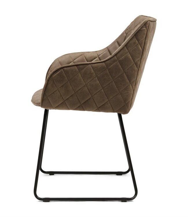 Rivièra Maison Frisco Drive Eetkamerstoel | Coffee | 83x54x44 cm