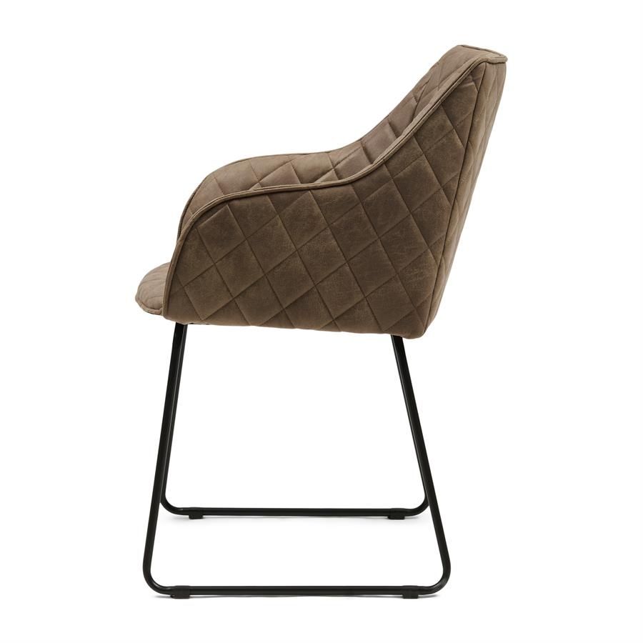 Rivièra Maison Frisco Drive Eetkamerstoel | Coffee | 83x54x44 cm