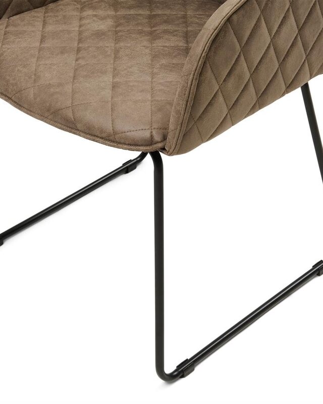 Rivièra Maison Frisco Drive Eetkamerstoel | Coffee | 83x54x44 cm