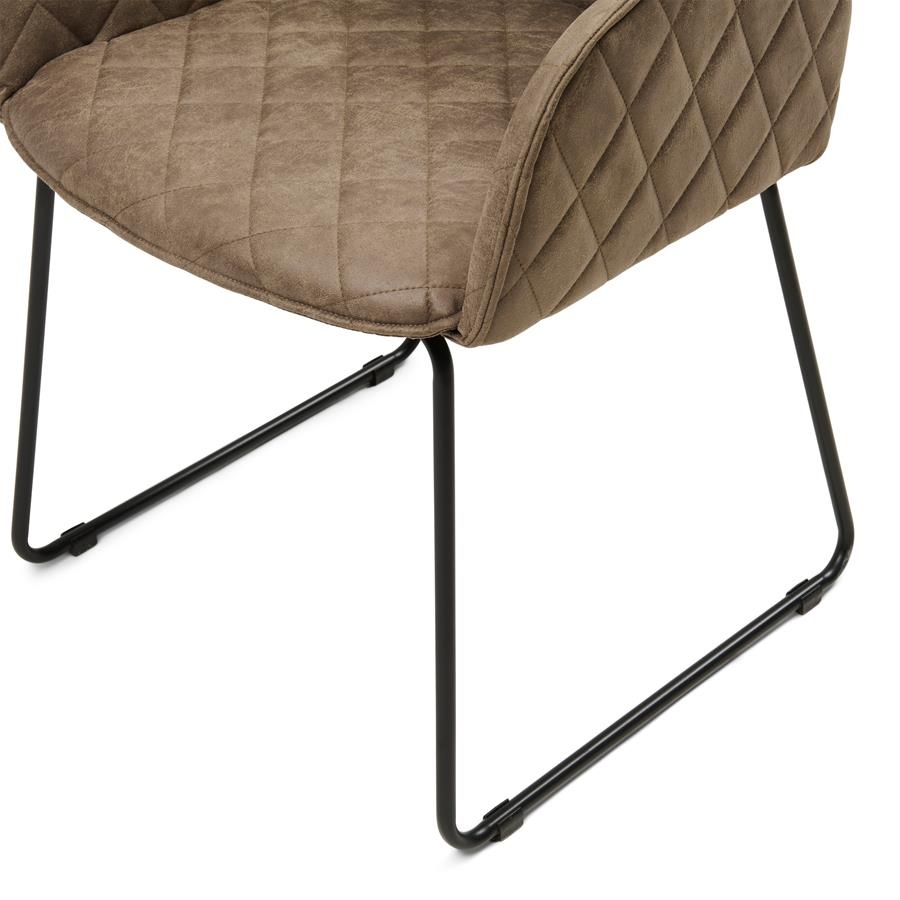 Rivièra Maison Frisco Drive Eetkamerstoel | Coffee | 83x54x44 cm